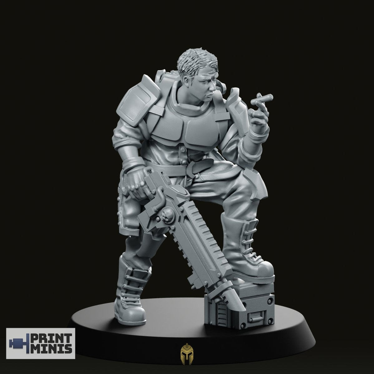 Sergeant Eric Miniature -PrintMinis - We Print Miniatures
