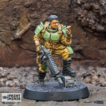 Sergeant Eric Miniature - PrintMinis - We Print Miniatures