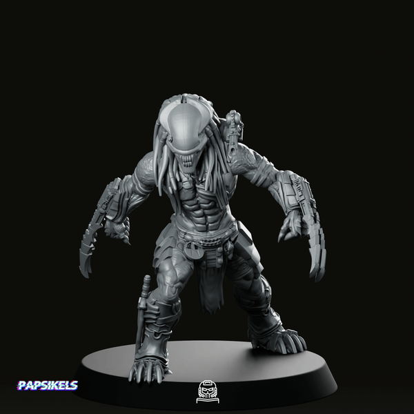 Serpent Skull Hunter Miniature - Papsikels Miniatures - We Print Miniatures