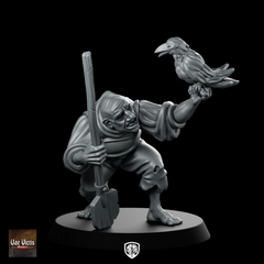 Servitor Monstrous 01 Fantasy Miniature Raven NPC