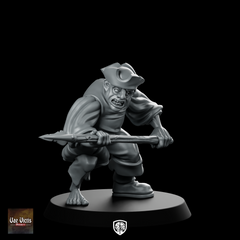 Servitor Monstrous 03 Fantasy Miniature Sneaky Spearman NPC