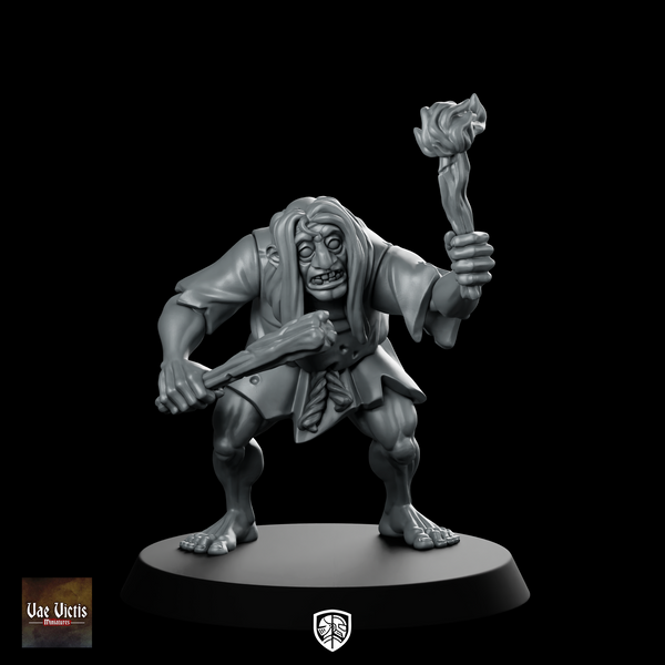 Servitor Monstrous 04 Fantasy Miniature Bone-Club Underdog