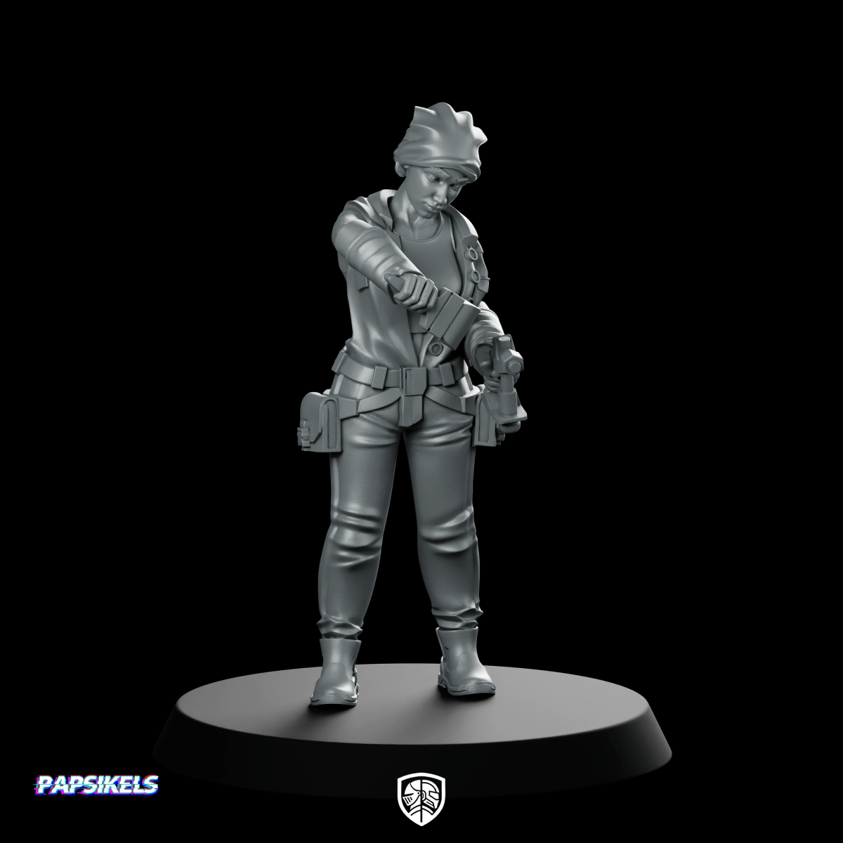 Sexy Space Crew Roughneck 2 Miniature - We Print Miniatures