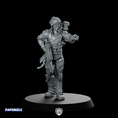 Sgt Shepard Quadro Kantos Scifi Miniature Commander Hero