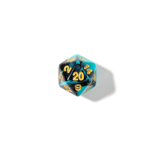 Shadowed Abyss | Acrylic Dice | 7 Piece Set - Tabletop Dominion - We Print Miniatures