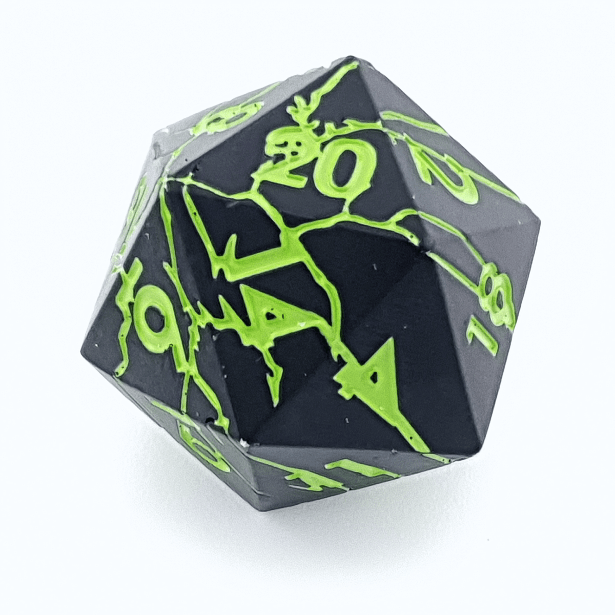 Shadowroot | Solid Metal Dice | 7 Piece Set - Tabletop Dominion - We Print Miniatures
