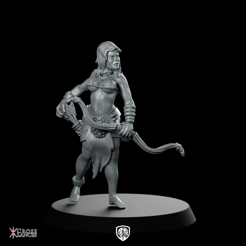 Shaman Amazon Miniature Wolf Priestess