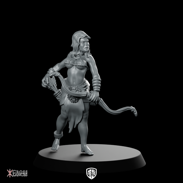 Shaman Amazon Miniature Wolf Priestess