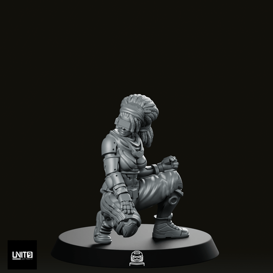 Shanice Morgan Bluefire 1 Miniature - Unit9 - We Print Miniatures