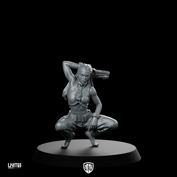 Sharpie V1 Cyberpunk Miniature Stealth Ninja Operative
