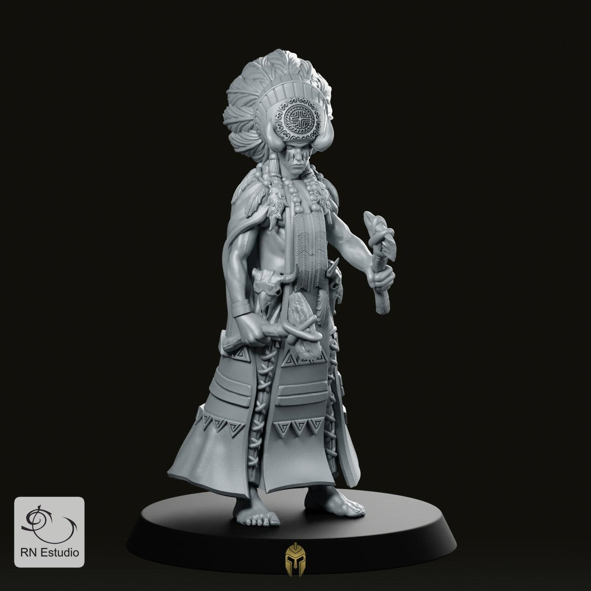 Shawnee Miniature - RN Estudio - We Print Miniatures