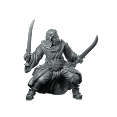 Sheikh Miniature Desert Duelist Miniature 360 Spin 01