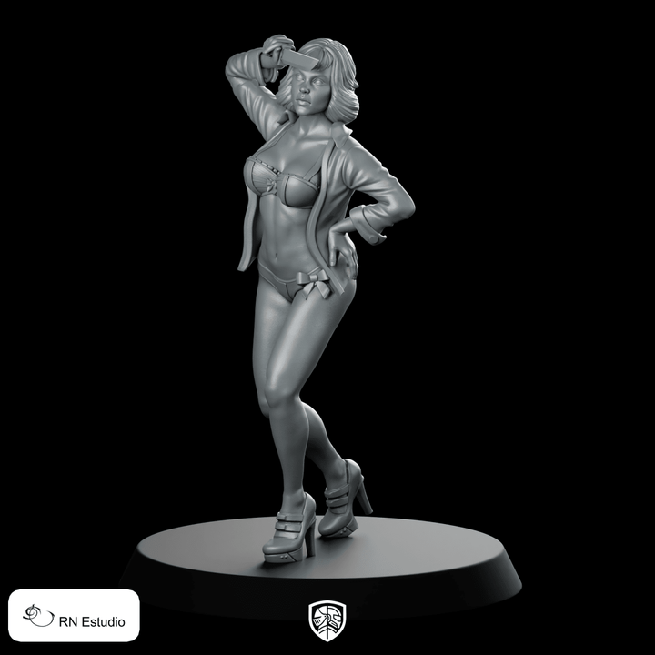 Shellie Sin City Miniatura Cyberpunk Femme Fatale