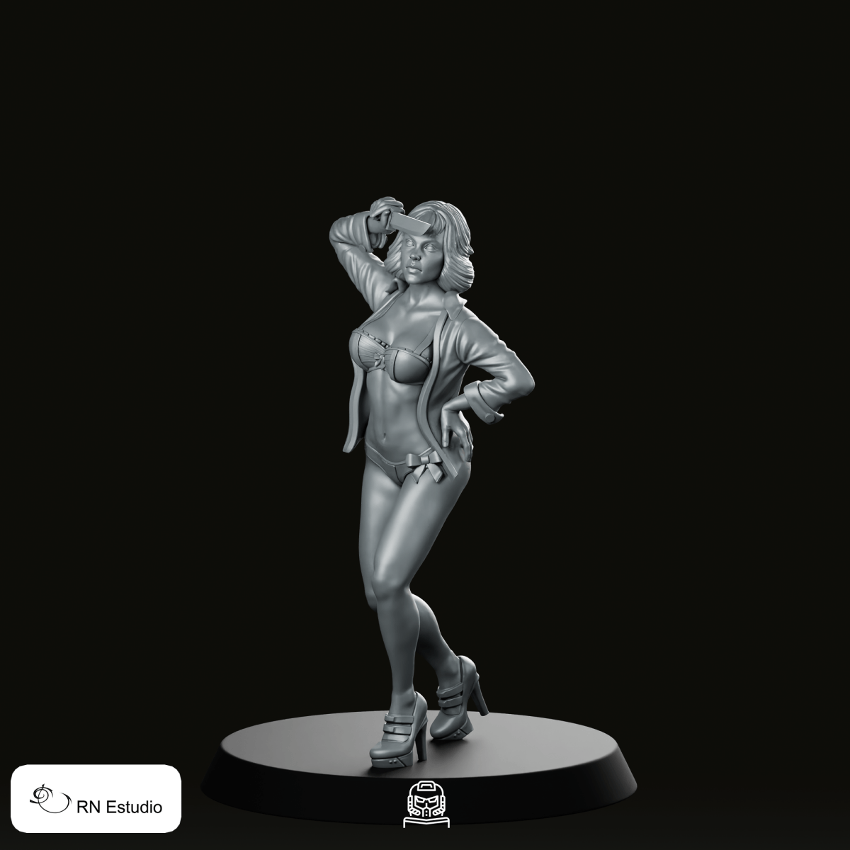 Shellie Sin City Miniature - RN Estudio - We Print Miniatures