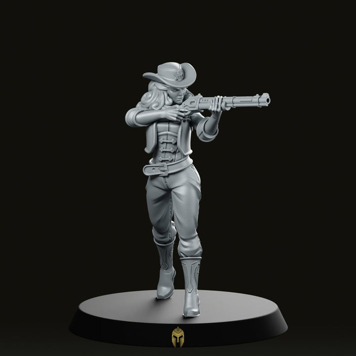 Sheriff Vienna B Cowgirl on Foot Miniature Lawkeeper