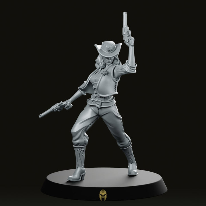 Miniatura Sheriff Vienna C del Salvaje Oeste, pistolera