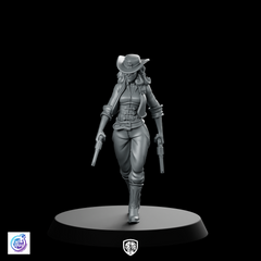 Sheriff Vienna D Western Miniature Female Gunslinger