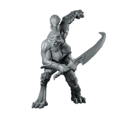 Shewolf 2 Miniature Feline Buccaneer Miniature 360 Spin 01