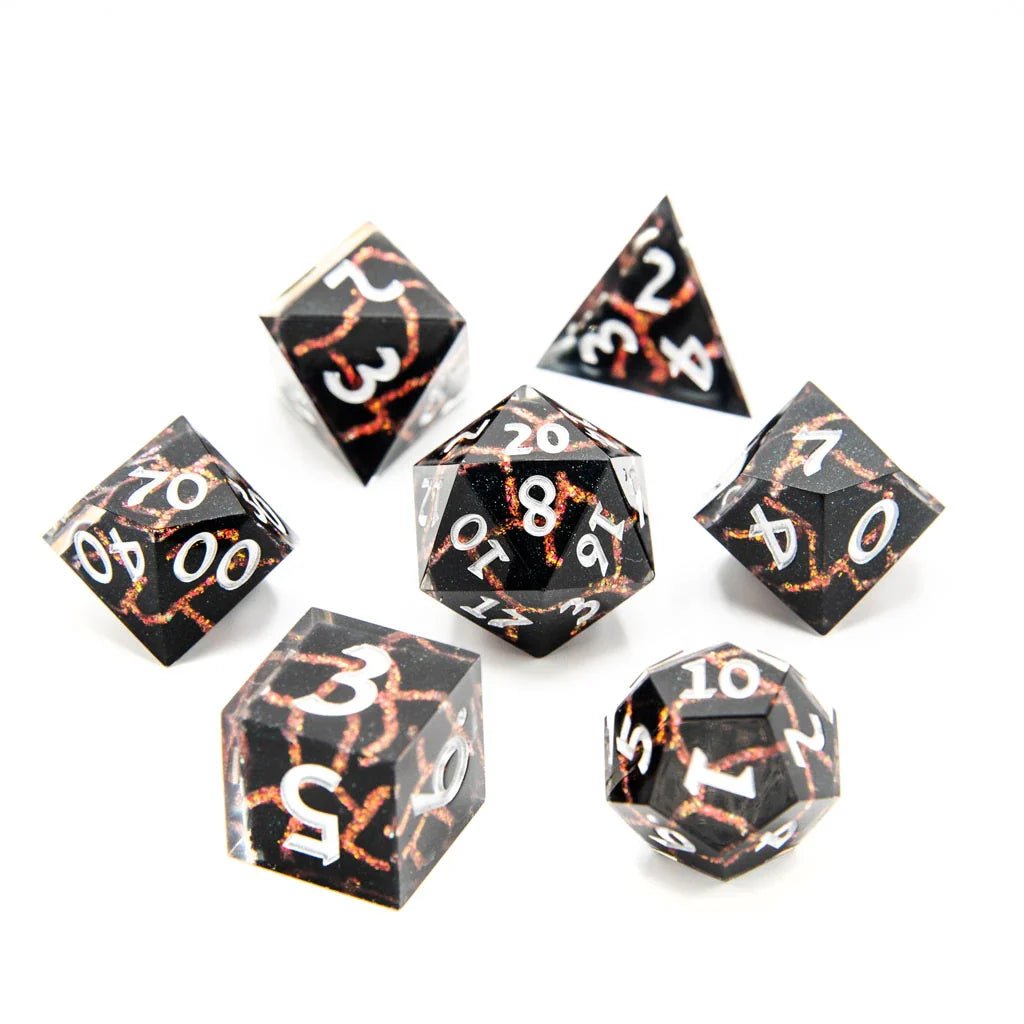 Shifting Sands | Art Core Dice| 7 Piece Set - Tabletop Dominion - We Print Miniatures