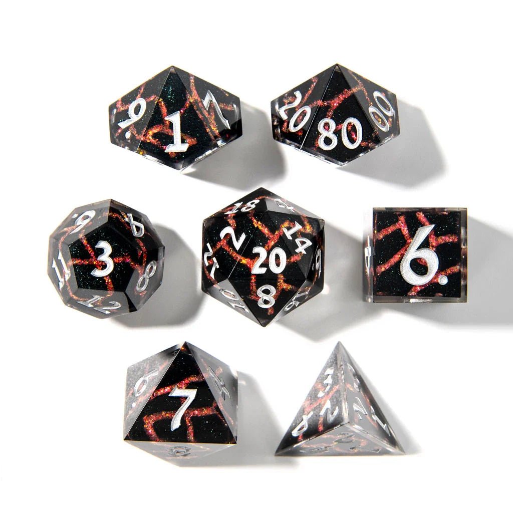 Shifting Sands | Art Core Dice| 7 Piece Set - Tabletop Dominion - We Print Miniatures