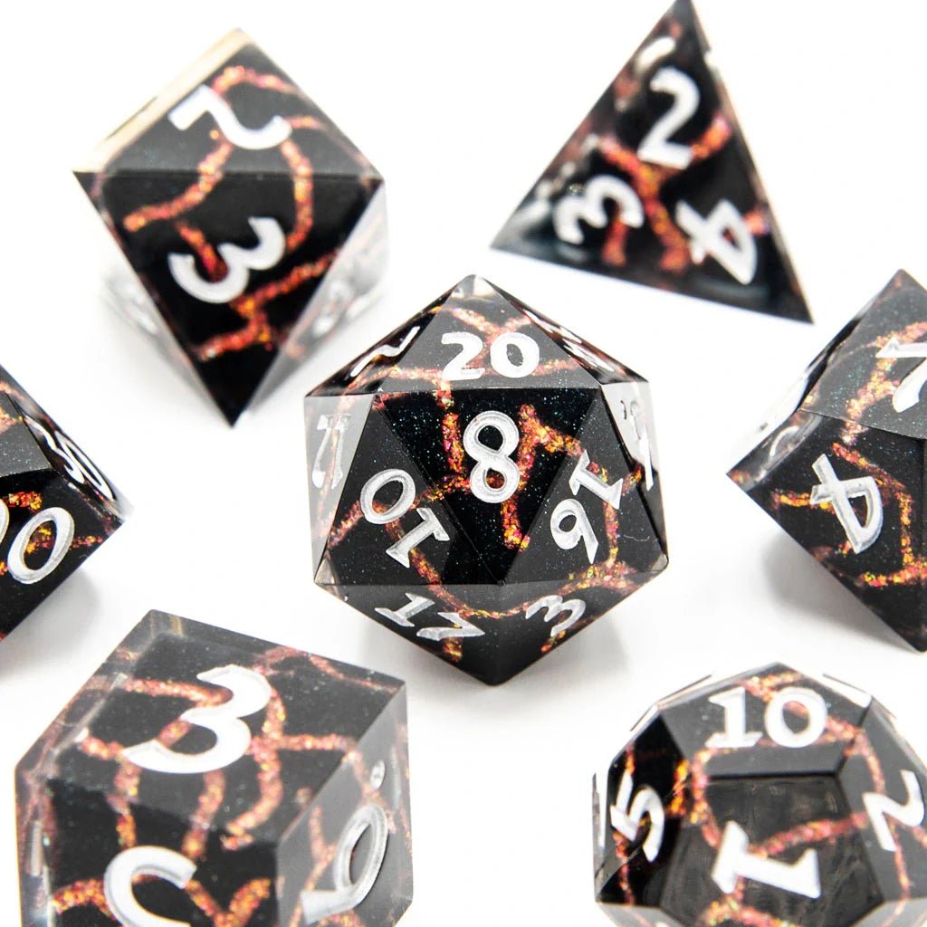 Shifting Sands | Art Core Dice| 7 Piece Set - Tabletop Dominion - We Print Miniatures