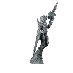 Shining Battle Asura Mecha Riflewoman - Papsikels Miniatures - We Print Miniatures