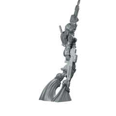 Shining Battle Asura Mecha Riflewoman - Papsikels Miniatures - We Print Miniatures