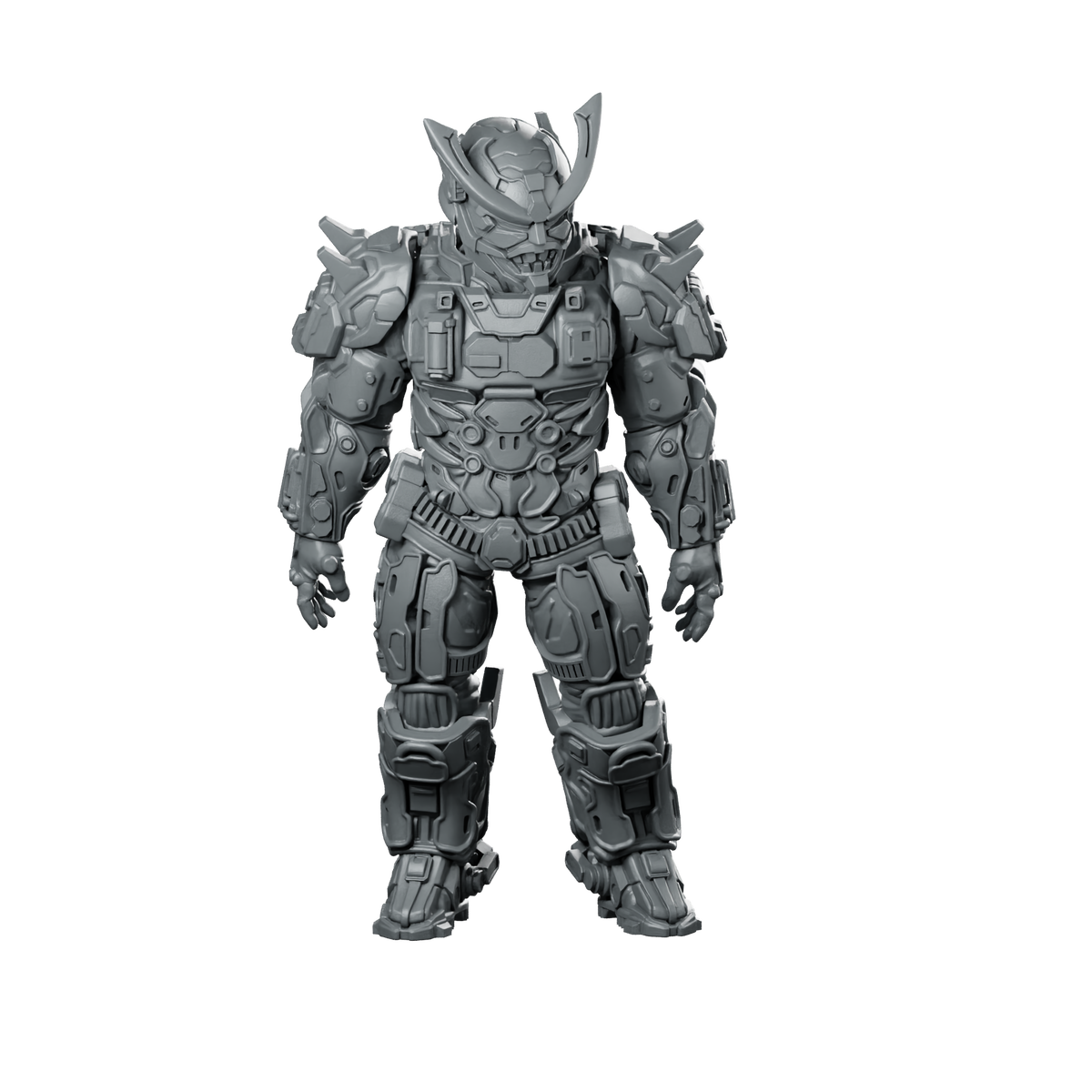Shinobi Cyber Spacefarer Alien Bruiser Heavy Powered Miniature 360 Spin 01