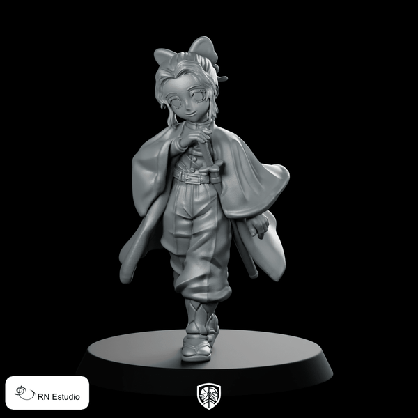 Shinobu Miniature Anime Katana Hero Tabletop RPG - RN Estudio - We Print Miniatures