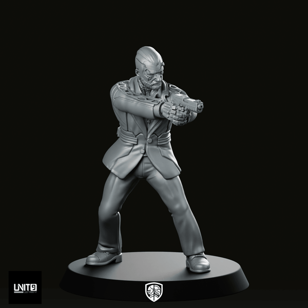 Silas Red Ledger Korr 3V1 Miniature - Unit9 - We Print Miniatures