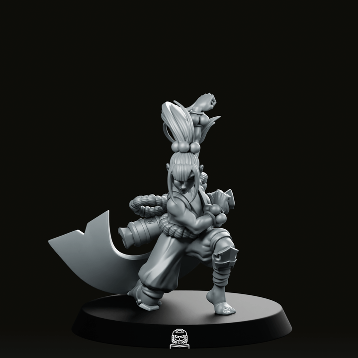 Silentclaw Jolt Miniatura Fantasy Monaca Assassina