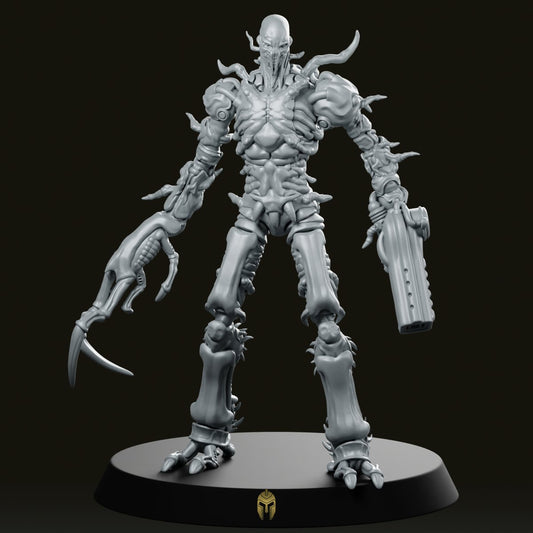 Silicon Cyborg Creature Blon Phase 1 Miniature - Papsikels Miniatures - We Print Miniatures