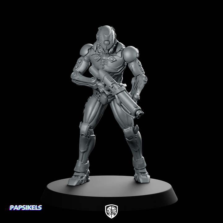 Silicon Cyborg Trooper 3 Miniatur
