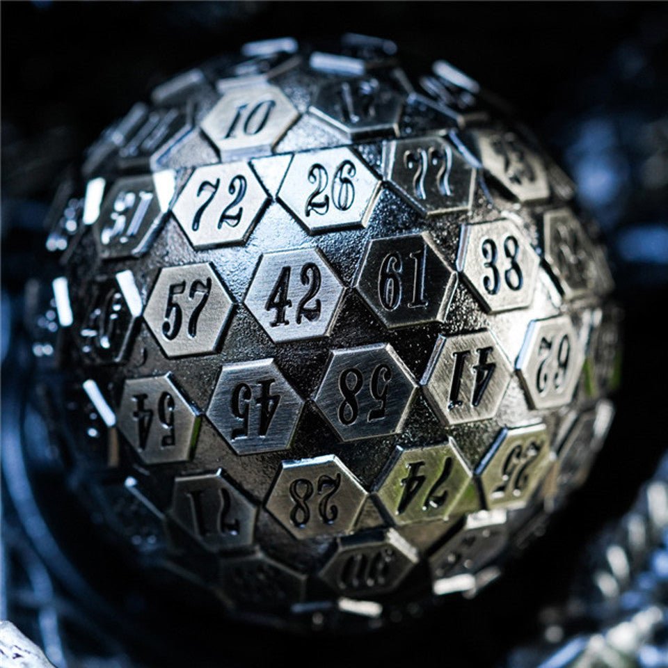 Silver Oracle | 45mm D100 | Metal - Tabletop Dominion - We Print Miniatures