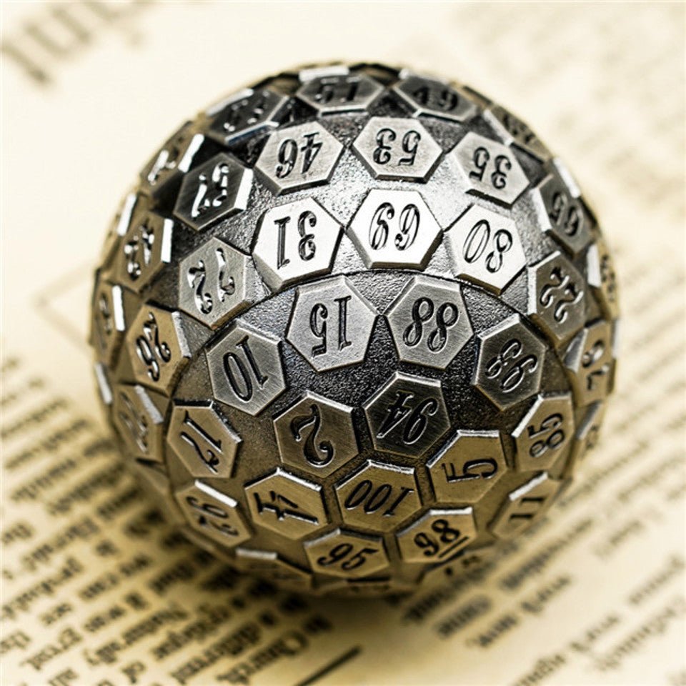 Silver Oracle | 45mm D100 | Metal - Tabletop Dominion - We Print Miniatures