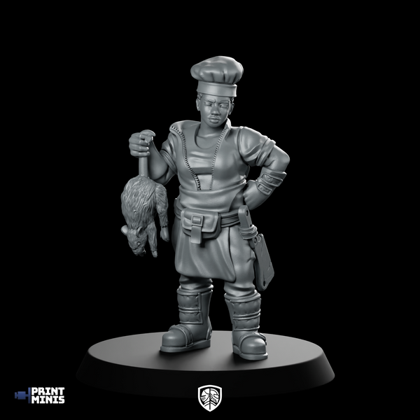 Simone Griller Miniature Sci-Fi Chef Rat NPC