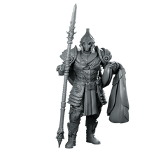 Sir Aglovale Alt Miniature Armoured Knight Halberd - Haito - We Print Miniatures
