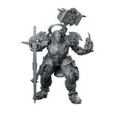 Sir Gingalain 32Mm Miniature Armoured Battlemage Paladin Miniature 360 Spin 01