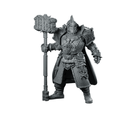 Sir Kay Miniature Armored Knight Warhammer Paladin - Haito - We Print Miniatures