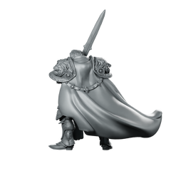 Sir Lancelot Lion Helmet 32Mm Lion Paladin Miniature 360 Spin 06