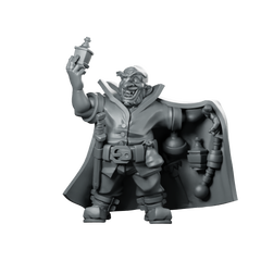 Siresias Dwarf Brewsmith Miniature Tavern NPC Ale Miniature 360 Spin 01
