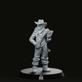 Skeleton Cowboy Miniature - Vae Victus Miniatures - We Print Miniatures