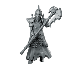 Skeleton 03 Miniature Undead Warrior Armour Halberd Miniature 360 Spin 01