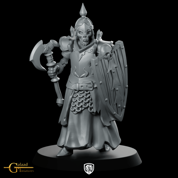 Skeleton04 Miniature Undead Skeleton Knight - Galaad - We Print Miniatures