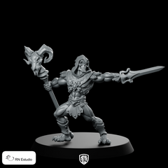 Skeletor 80's Hero Miniature Undead Skeletal Warrior Dark