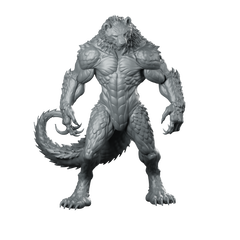 Skornfang Miniature Beastman Warrior Hybrid Miniature 360 Spin 01