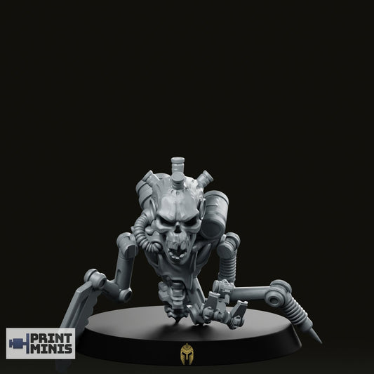 Skull Bot Miniature -PrintMinis - We Print Miniatures