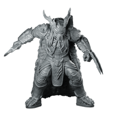 Grendel King Clan Leader Warlord Skull Hunter 2 Miniature 360 Spin 01