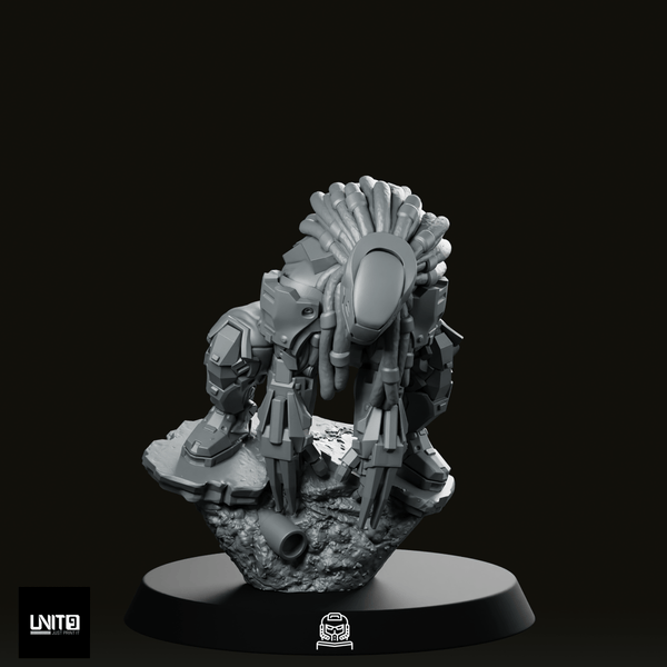 Skull Hunter v2 Miniature - Unit9 - We Print Miniatures