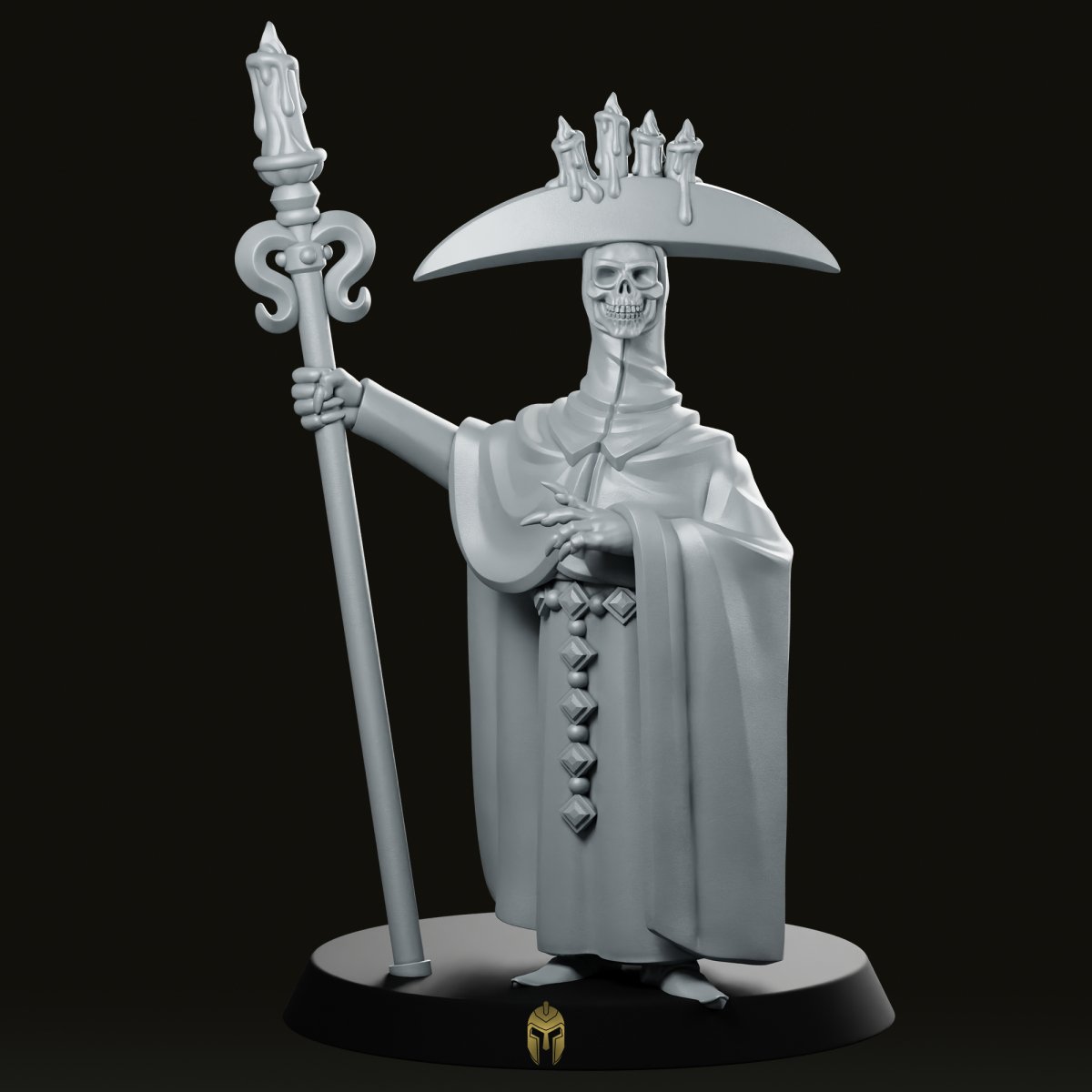 Skull Knight Miniature - Vae Victus Miniatures - We Print Miniatures